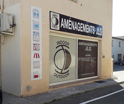 Devanture Aménagements JLG à Tourrettes - Pôle Lombardie