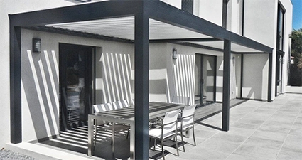 Pergola réalisée par Aménagements JLG à Tourrettes